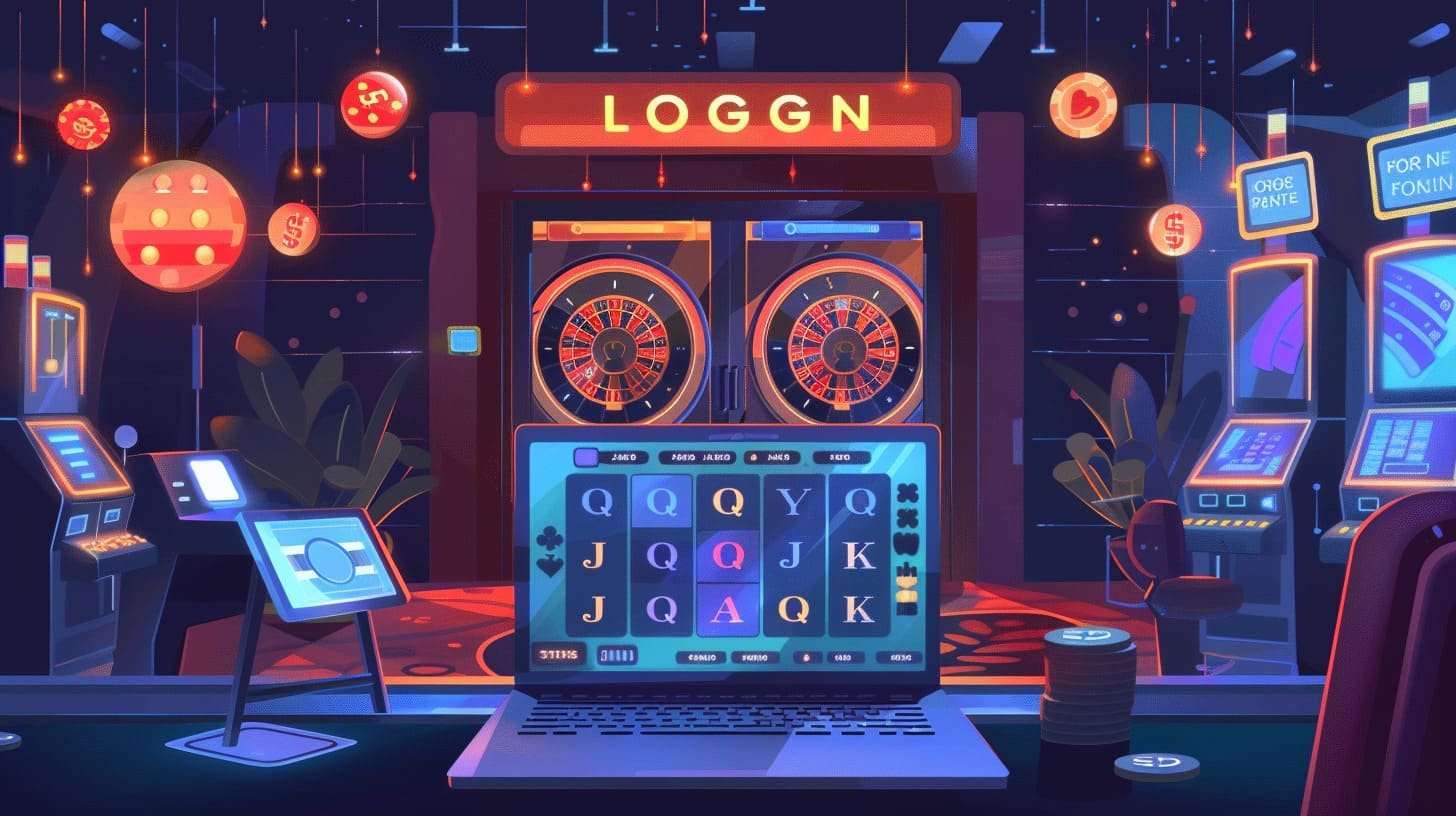 dk85 Slots ဂိမ်းမျိုးစုံ ကစားနေသောမြင်ကွင်း